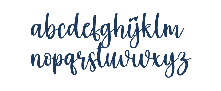 Laserblue Lowercase
