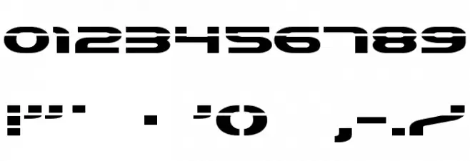 Laserian Font OTHER CHARS