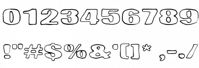 Lasihiekka Font OTHER CHARS