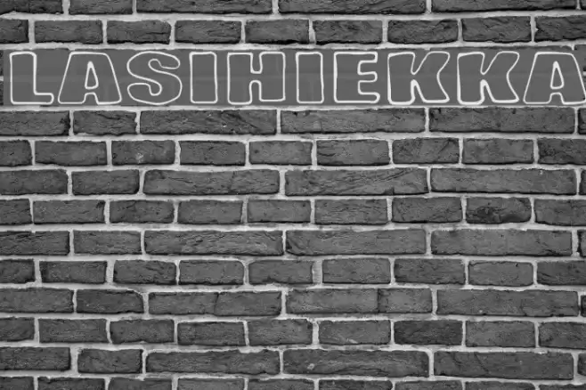 Lasihiekka Font examples