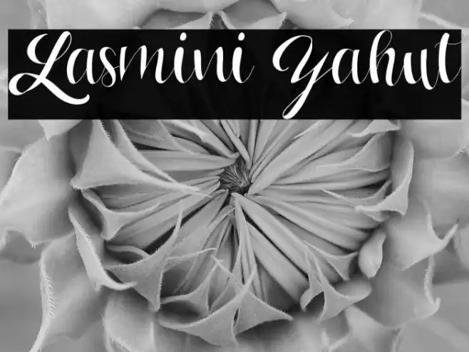 Lasmini Yahut Font examples