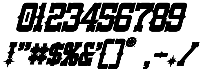 Lassiter Bold Italic Font OTHER CHARS