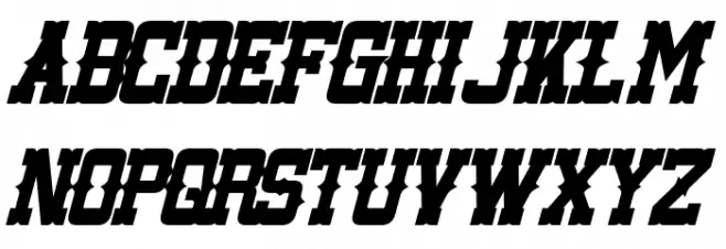 Lassiter Bold Italic Fonte MAIÚSCULAS