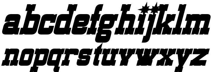 Lassiter Bold Italic Font LOWERCASE