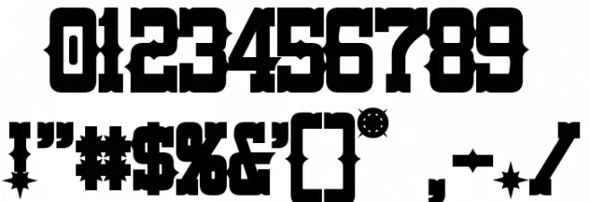 Lassiter Bold Font Alte caractere