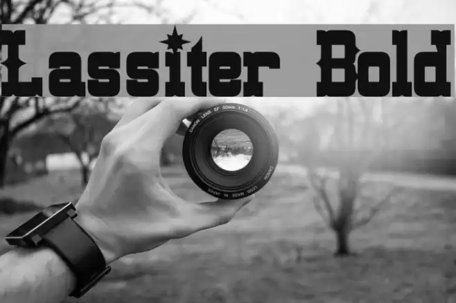 Lassiter Bold Font examples