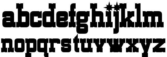 Lassiter Bold Font Litere mici