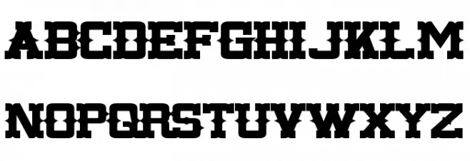 Lassiter Extended Bold Schriftart Groß