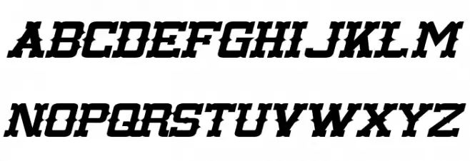 Lassiter Extended Italic خط أحرف كبيرة
