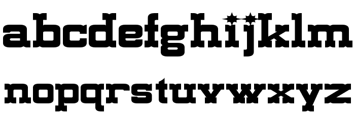 Lassiter Extended Font LOWERCASE