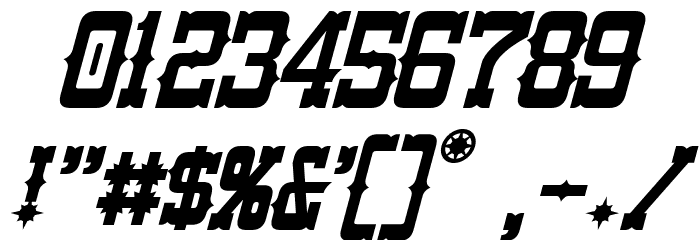 Lassiter Italic Font OTHER CHARS