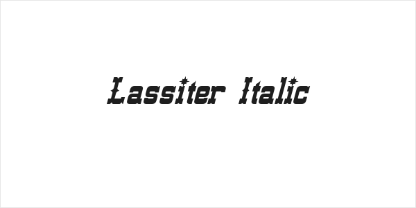 Lassiter Italic Logo
