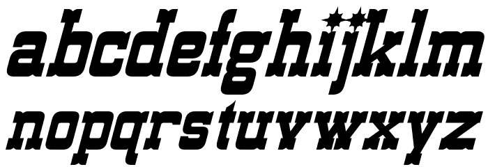 Lassiter Italic Font LOWERCASE