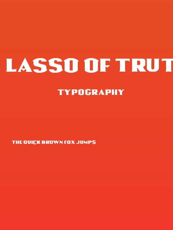 Lasso Of Truth Poster