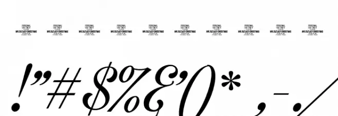 Last Christmas PERSONAL USE Regular Font OTHER CHARS