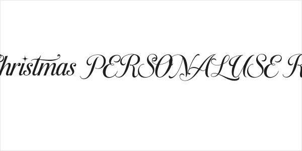 Last Christmas PERSONAL USE Regular Logo