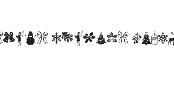 Last Christmas Symbols PERSONA Regular Logo