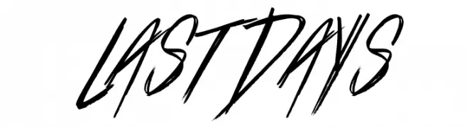 Last Days  تنزيل الخطوط