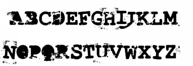 Last Draft Schriftart Groß