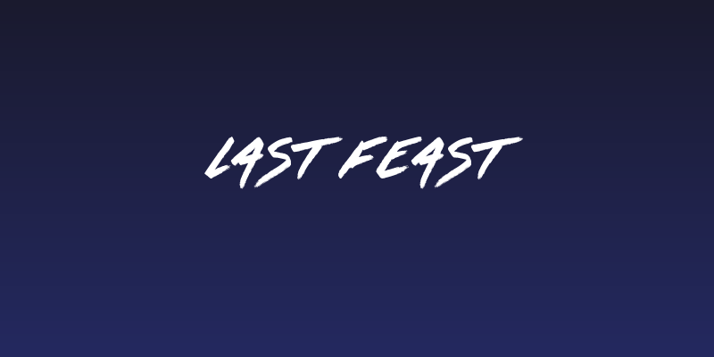 Last Feast Social Header