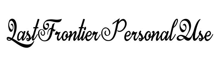 Last Frontier Personal Use   Descarca Fonturi Gratis