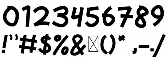 Last Hope Font OTHER CHARS