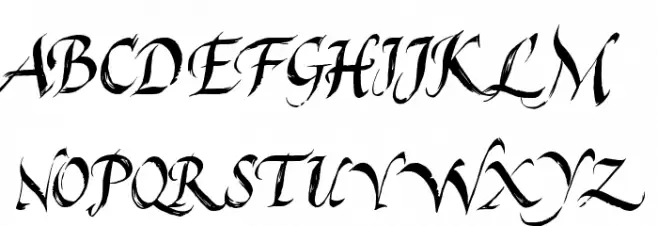 Last King Quest Schriftart Groß
