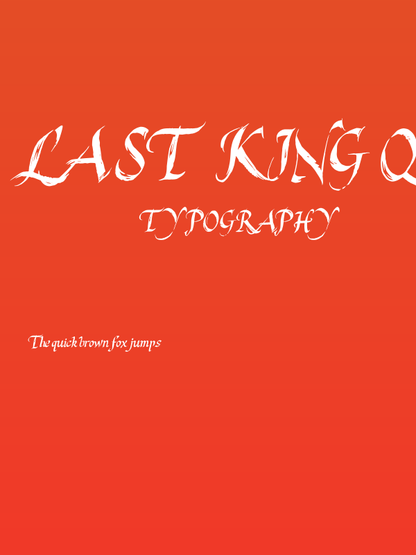 Last King Quest Poster