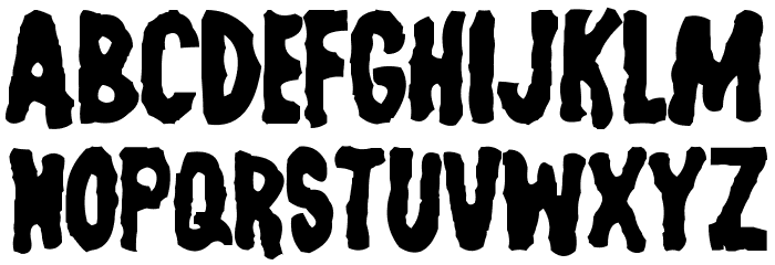 Last Man on Earth Font LOWERCASE