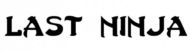 Last Ninja  Free Fonts Download