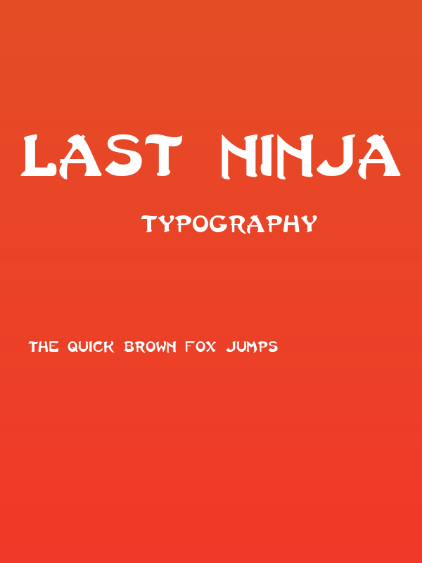 Last Ninja Poster