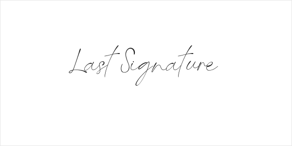 Last Signature Logo