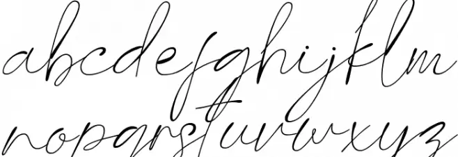 Last Signature फ़ॉन्ट लोअरकेस
