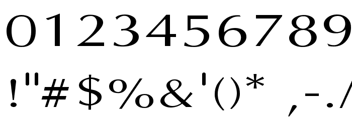 Last Uniform Font OTHER CHARS