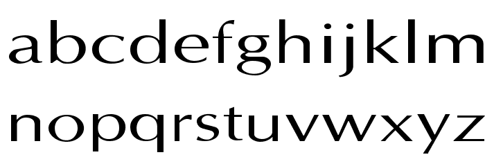 Last Uniform Font LOWERCASE