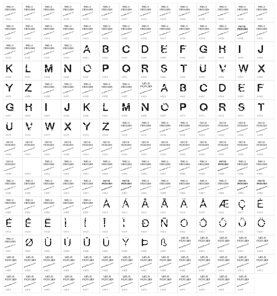 Last Years Youth Character Map