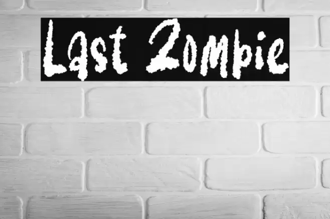 Last Zombie Font examples