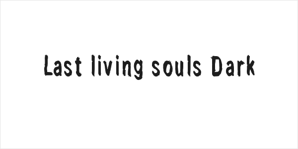 Last living souls Dark Logo