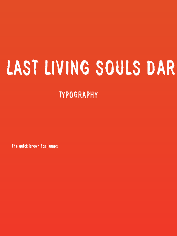 Last living souls Dark Poster