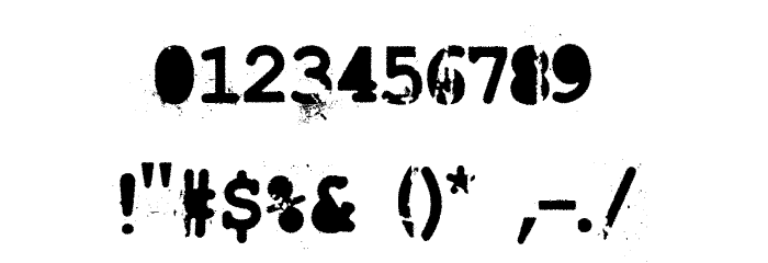 LastDraft Font OTHER CHARS
