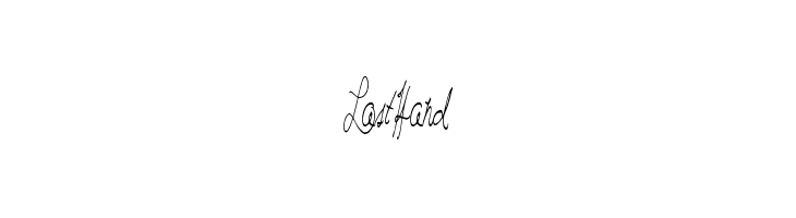 LastHand Font