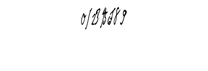 LastHand Font OTHER CHARS