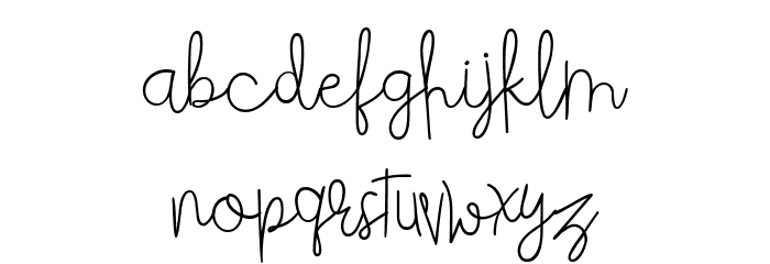 LastKids Font LOWERCASE
