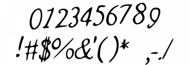 LastLine Medium Font OTHER CHARS