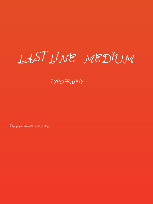 LastLine Medium Poster
