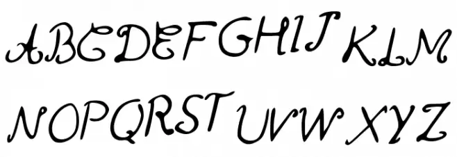 LastLine フォント 大文字