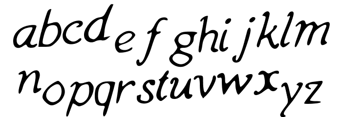 LastLine Font LOWERCASE