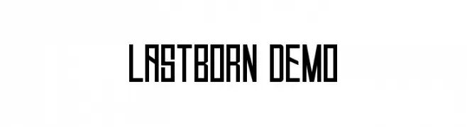Lastborn Demo  Frei Schriftart Herunterladen