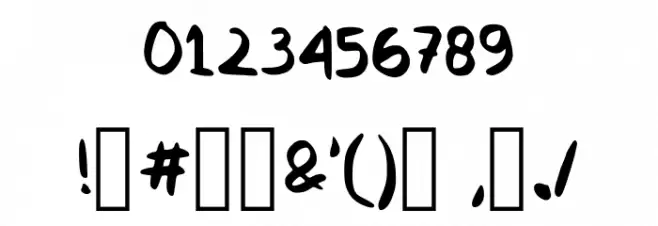 Lastchance Regular Font OTHER CHARS