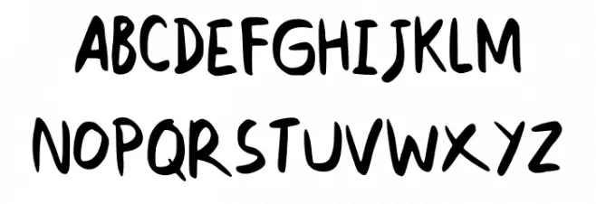 Lastchance Regular Font UPPERCASE